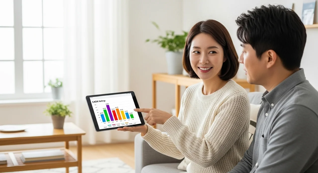 CADR 수치랑 사용 면적, 이게 핵심이야