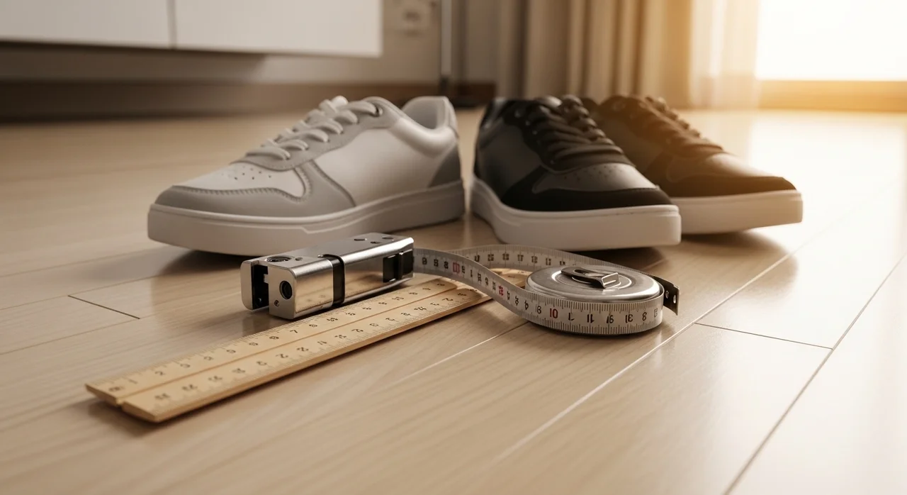 운동화 사이즈 고르는법 실패 없는 발볼 발등 실측 기준