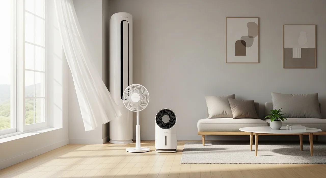 선풍기 종류별 차이점 비교, 내 방에 맞는 건 따로 있어