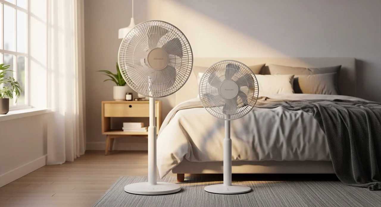 기본 선풍기, AC와 BLDC 모터 차이