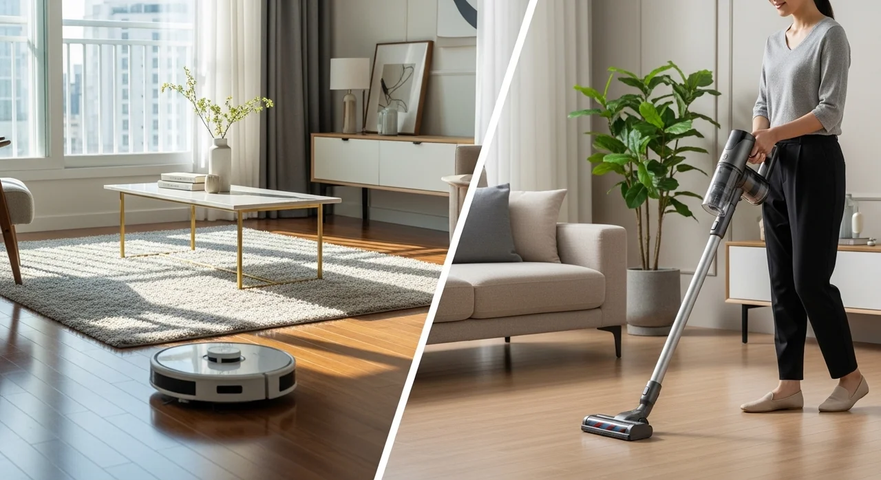 로봇청소기 vs 무선청소기 차이 확실한 선택 기준