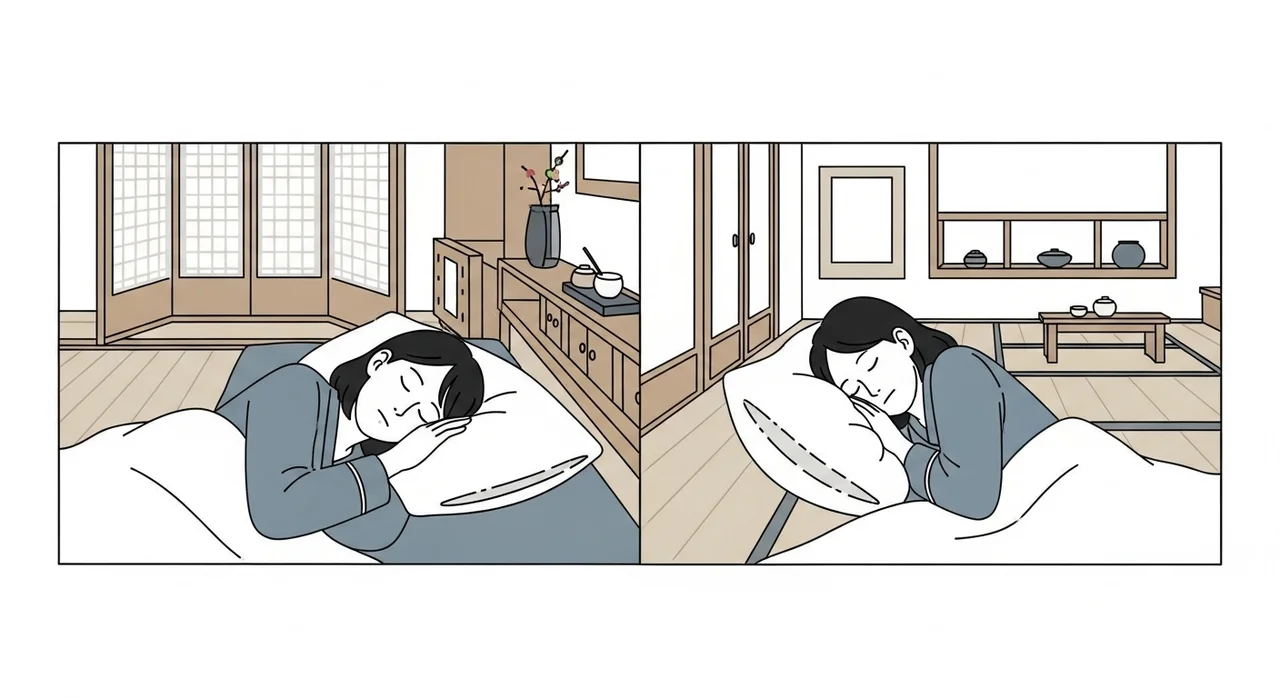 수면 자세에 따라 필요한 스펙이 달라
