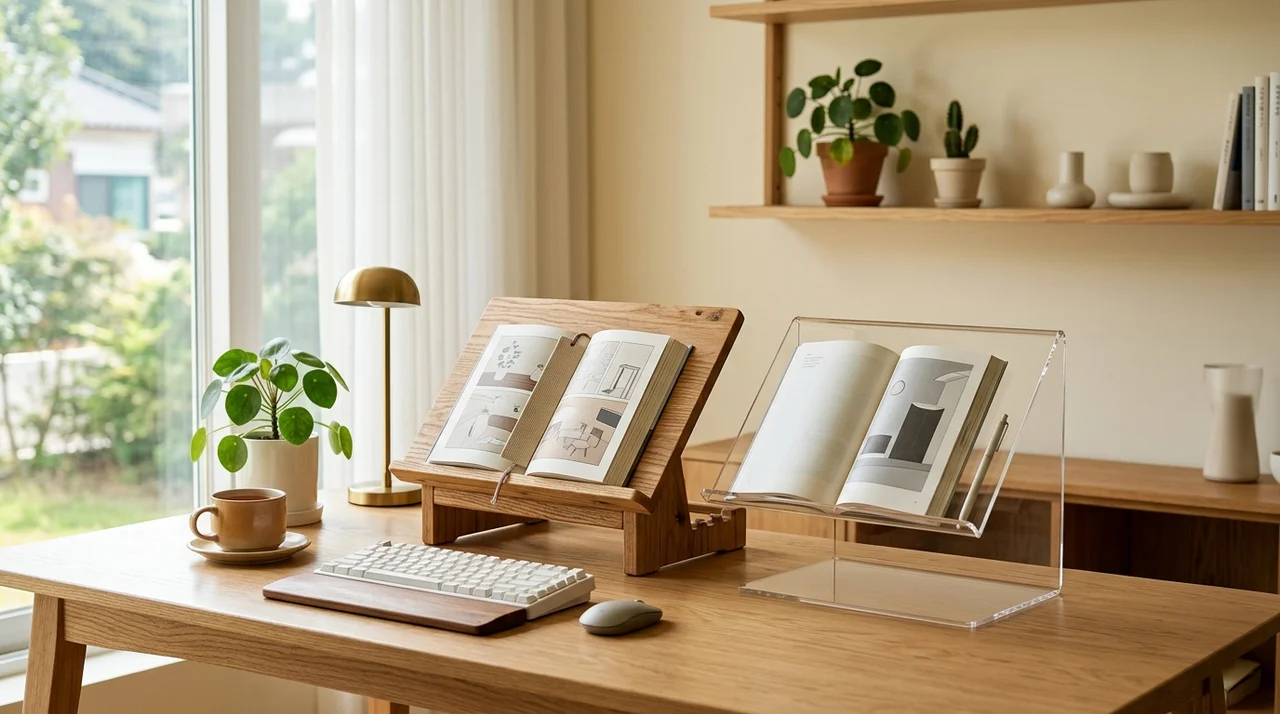 독서대 종류별 비교 가이드: 원목부터 투명 2단까지