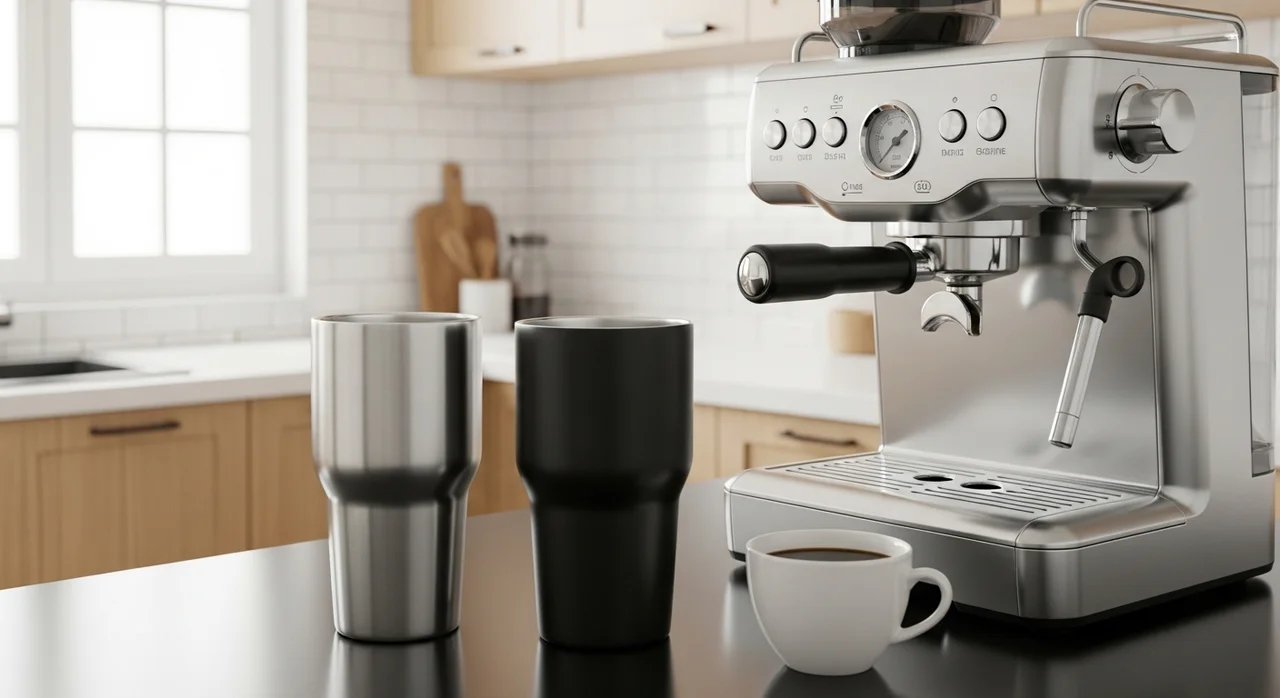 보온보냉의 끝판왕 vs 커피 맛 지킴이: 스테인리스와 세라믹