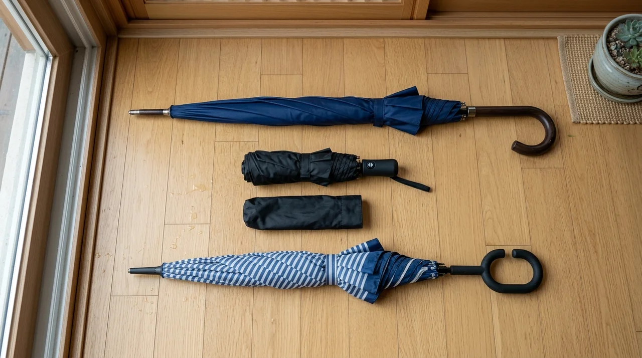 우산 종류별 장단점 완벽 비교: 장우산부터 역우산까지