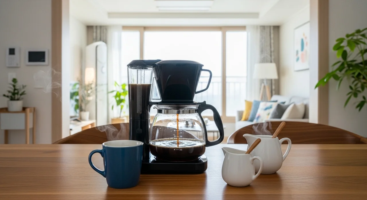 부드러운 아메리카노파를 위한 드립 커피머신