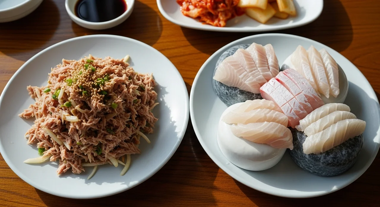 가다랑어(일반) vs 황다랑어(프리미엄) 차이