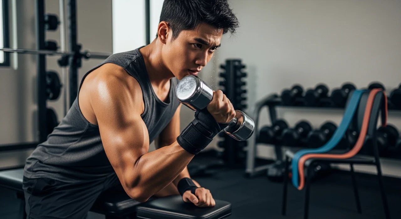 헬스장이나 테니스장에서는 무조건 스트랩형