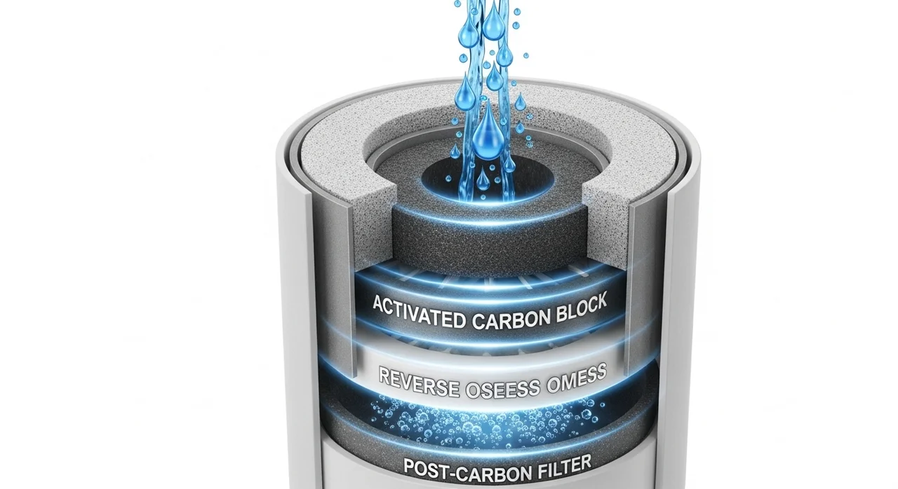 필터 방식에 따른 정수기물의 특징
